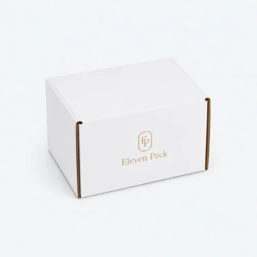 Corrugated Paper Gift Box - open product view - GB-BM-02-P26
