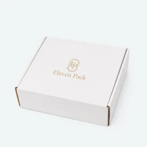 White Cardboard Matte Gift Box - closed product view - GB-BM-02-P29