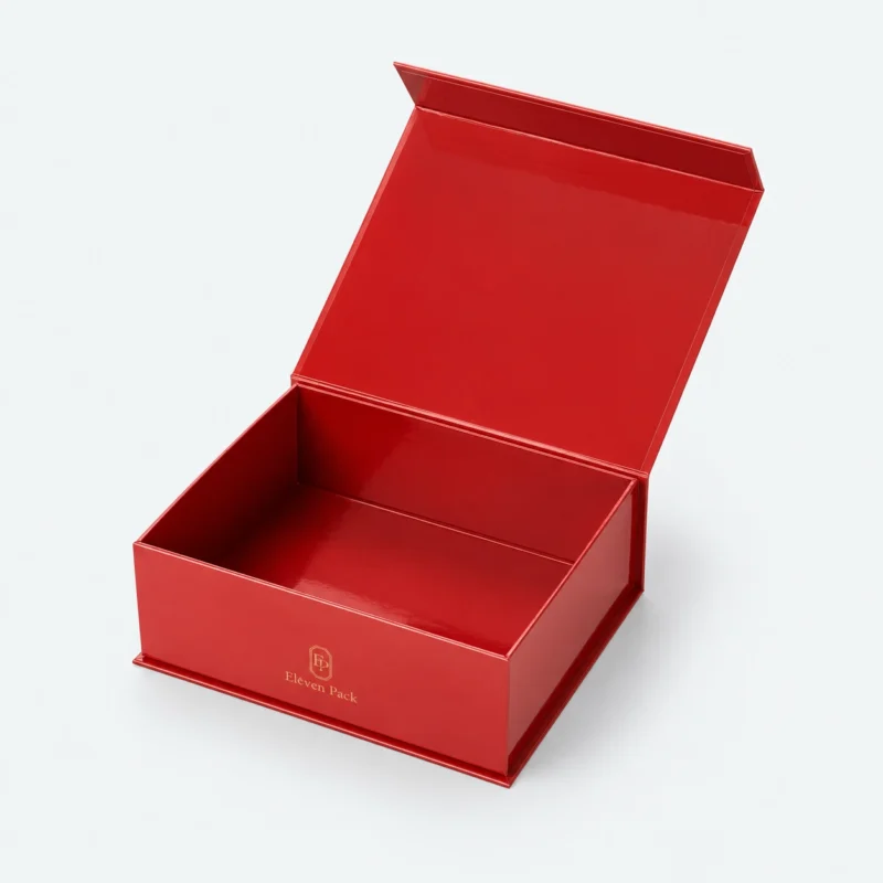 Paper Holiday Christmas Gift Box - open product view - GB-BM-02-P4 Paper Holiday Christmas Gift Box - open product view - GB-BM-02-P4