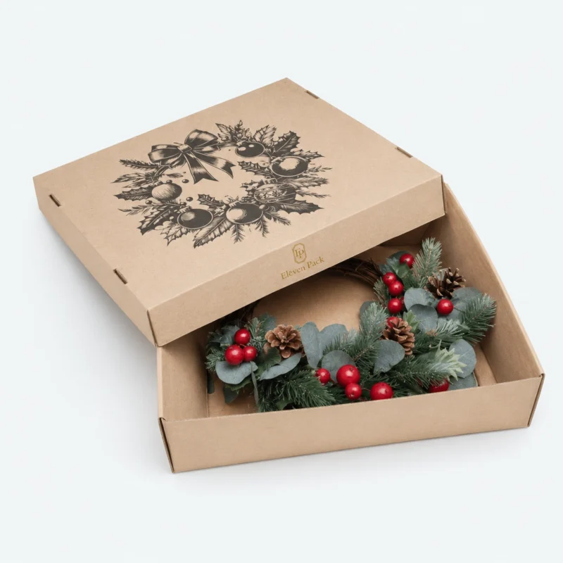 Protective Holiday Cardboard Storage Box - open product view - GB-BM-02-P44