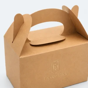 Paper Recyclable Sustainable Gift Box - closed product view - GB-BM-02-P46