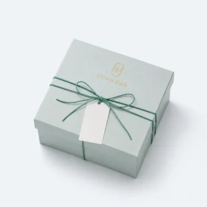 Blue Paper Premium Minimalist Gift Box - closed product view - GB-BM-02-P47