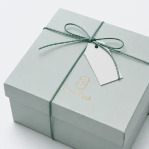 Blue Paper Premium Minimalist Gift Box - material or structure detail - GB-BM-02-P47