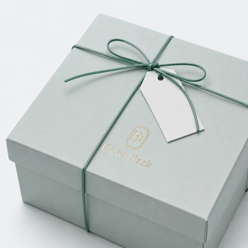 Blue Paper Premium Minimalist Gift Box - material or structure detail - GB-BM-02-P47