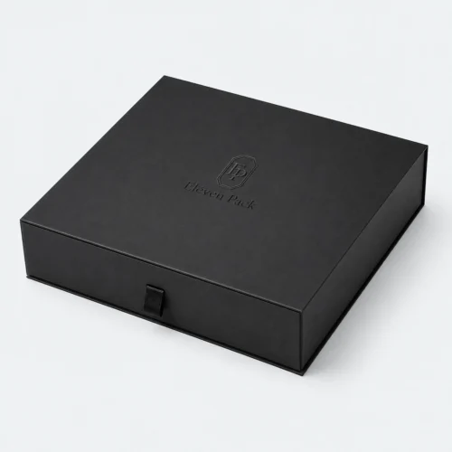 Black Paper Multifunctional Multi-Layer Luxury Gift Box - closed product view - GB-BM-02-P5
