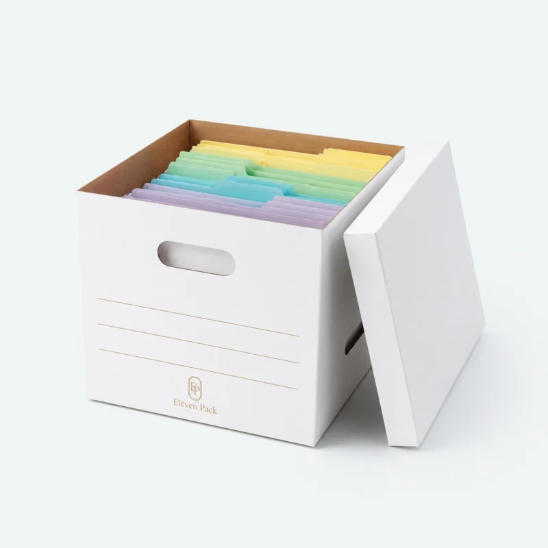 Cardboard Storage Box - open product view - GB-BM-02-P50
