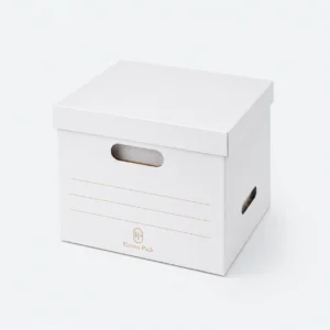 Cardboard Storage Box - closed product view - GB-BM-02-P50