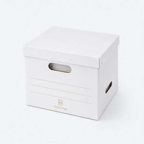 Cardboard Storage Box - closed product view - GB-BM-02-P50