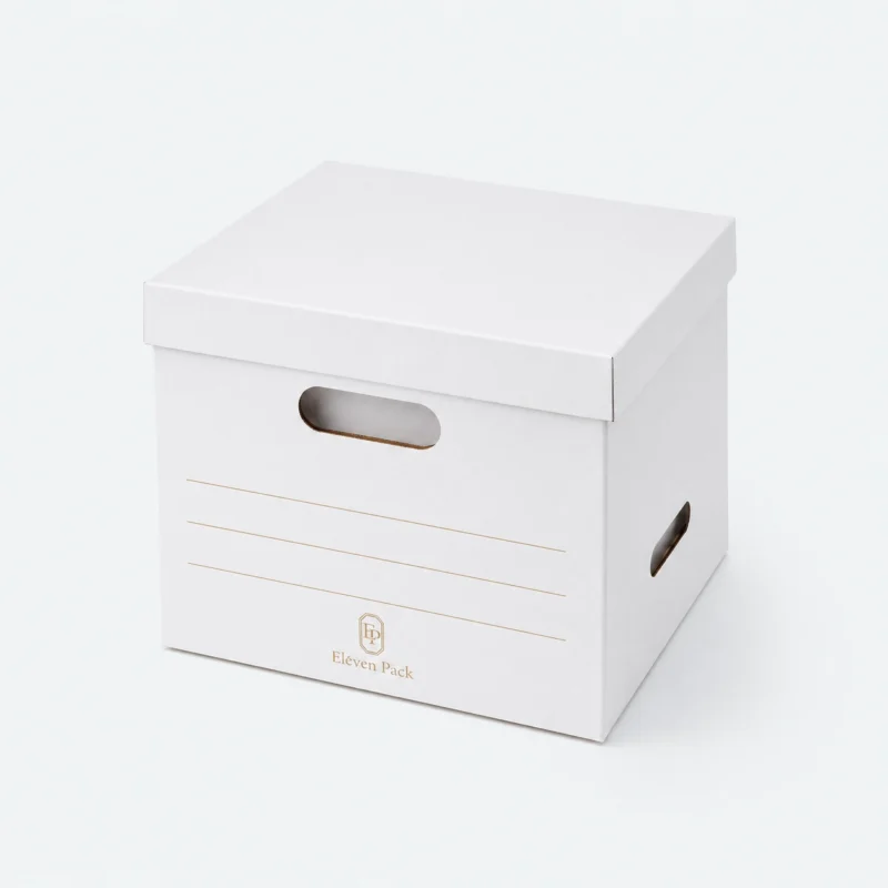 Cardboard Storage Box - closed product view - GB-BM-02-P50