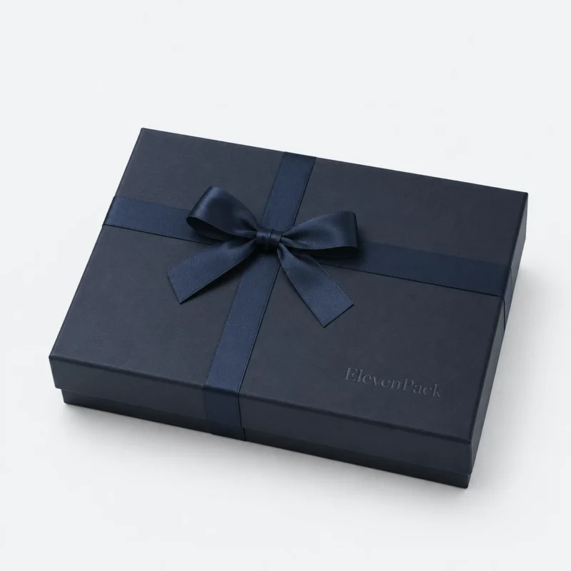 Custom Groomsmen Cardboard Gift Box - closed product view - GB-BM-02-P54 Custom Groomsmen Cardboard Gift Box - closed product view - GB-BM-02-P54