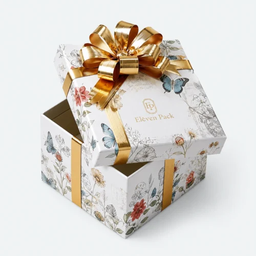 Multifunctional Christmas Cardboard Gift Box - open product view - GB-BM-02-P58 Multifunctional Christmas Cardboard Gift Box - open product view - GB-BM-02-P58