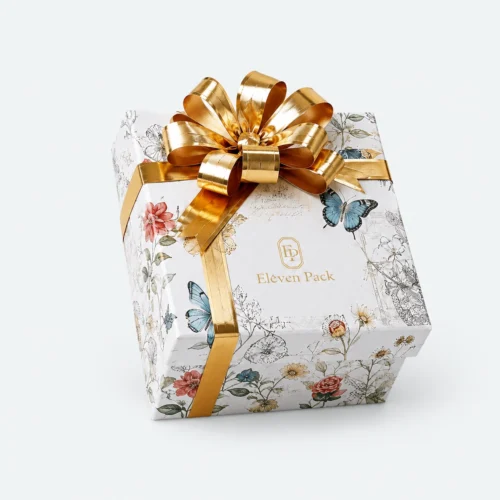 Multifunctional Christmas Cardboard Gift Box - closed product view - GB-BM-02-P58