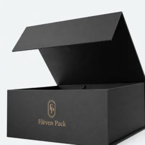Black Paper Magnetic Closure Flip-Top Premium Gift Box - material or structure detail - GB-BM-02-P6 Black Paper Magnetic Closure Flip-Top Premium Gift Box - material or structure detail - GB-BM-02-P6