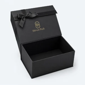 Black Paper Multifunctional Gift Box - open product view - GB-BM-02-P61