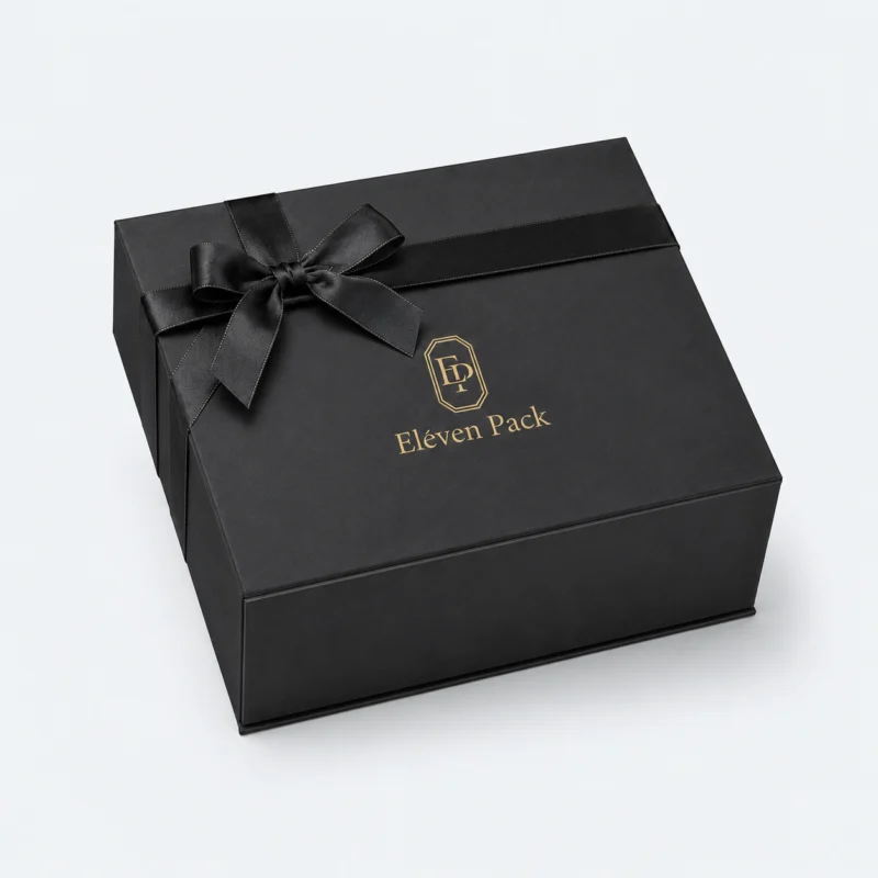 Black Paper Multifunctional Gift Box - closed product view - GB-BM-02-P61