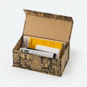 Paper Vintage Gift Box - open product view - GB-BM-02-P63 Paper Vintage Gift Box - open product view - GB-BM-02-P63