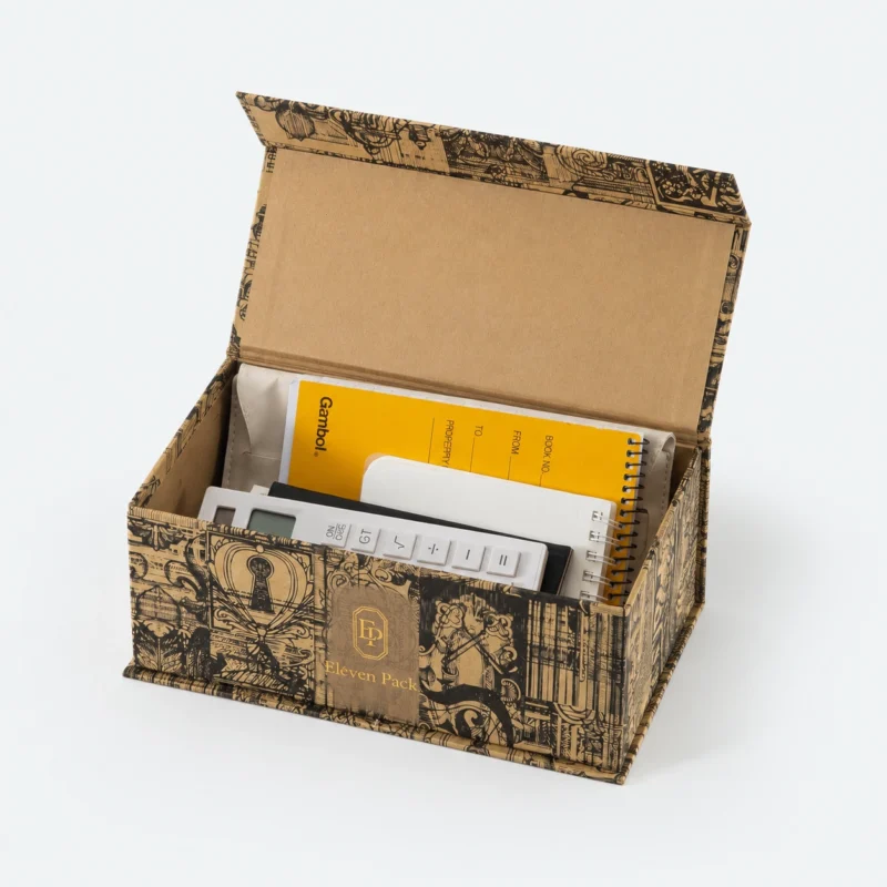 Paper Vintage Gift Box - open product view - GB-BM-02-P63 Paper Vintage Gift Box - open product view - GB-BM-02-P63