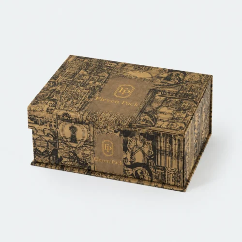 Paper Vintage Gift Box - closed product view - GB-BM-02-P63