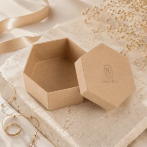 Paper Hexagon Eco-Friendly Gift Box - material or structure detail - GB-BM-02-P67