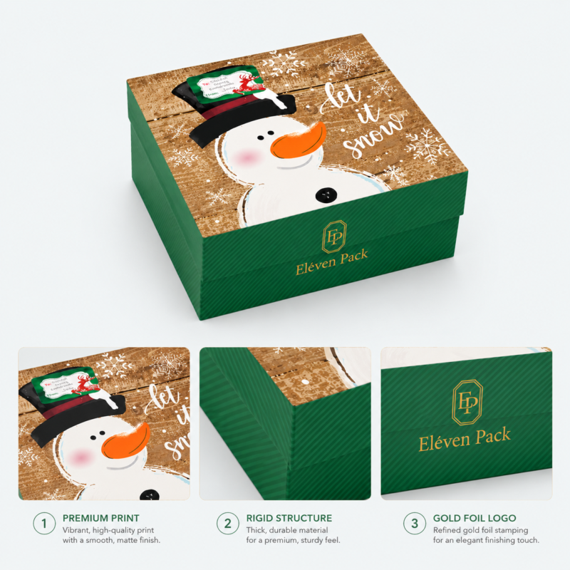 Rigid Paperboard Flat Card Layout Gift Box - material or structure detail - GB-BM-02-P72