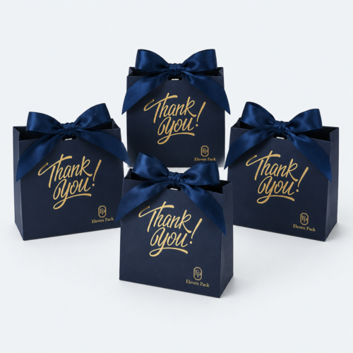 Thanksgiving Holiday Cardboard Gift Box - open product view - GB-BM-02-P81
