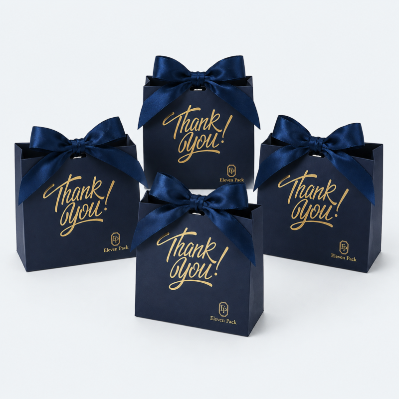 Thanksgiving Holiday Cardboard Gift Box - open product view - GB-BM-02-P81