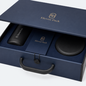 Blue Luxury Corporate Cardboard Gift Box - material or structure detail - GB-BM-02-P84