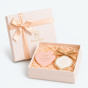Pink Wedding Engagement Cardboard Gift Box - open product view - GB-BM-02-P90 Pink Wedding Engagement Cardboard Gift Box - open product view - GB-BM-02-P90