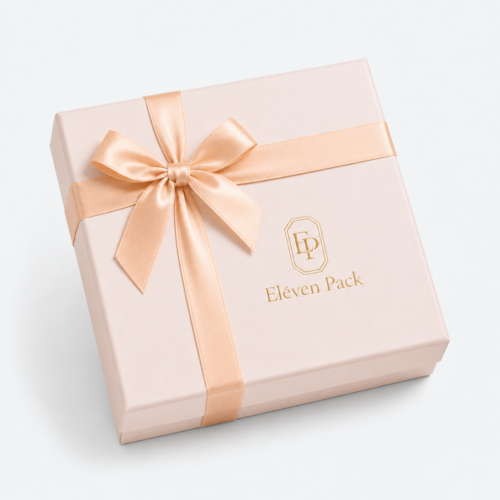 Pink Wedding Engagement Cardboard Gift Box - closed product view - GB-BM-02-P90