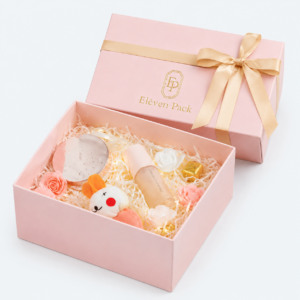 Pink Multifunctional Ribbon Bow Cardboard Gift Box - material or structure detail - GB-BM-02-P91