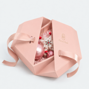 Lid and Base Heart-Shaped Romantic Cardboard Gift Box - material or structure detail - GB-BM-02-P95 Lid and Base Heart-Shaped Romantic Cardboard Gift Box - material or structure detail - GB-BM-02-P95