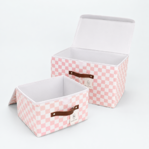 Fabric Luxury Storage Box - open product view - GB-BM-03-P1