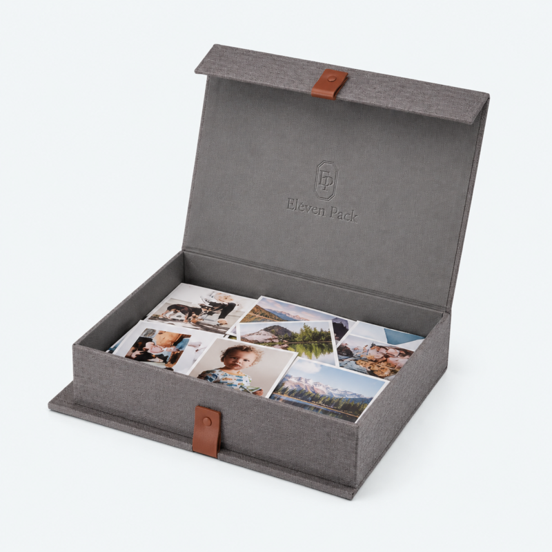 Gray Fabric Drawer Multifunctional Storage Box - open product view - GB-BM-03-P3