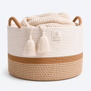 Fabric Elegant Gift Box - closed product view - GB-BM-03-P5