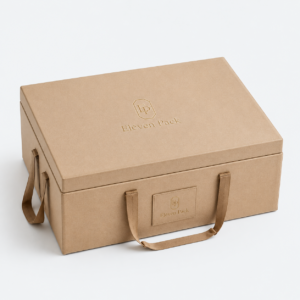 Fabric Multifunctional Pull-Out Gift Box - closed product view - GB-BM-03-P8