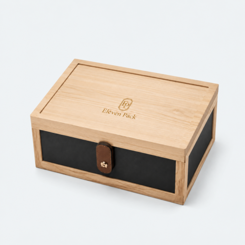 Wooden Drawer Multifunctional Multi-Layer Luxury Gift Box - closed product view - GB-BM-06-P1