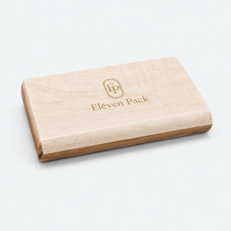 Wooden Flip-Top Gift Box - closed product view - GB-BM-06-P11 Wooden Flip-Top Gift Box - closed product view - GB-BM-06-P11