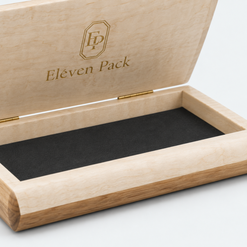 Wooden Flip-Top Gift Box - material or structure detail - GB-BM-06-P11 Wooden Flip-Top Gift Box - material or structure detail - GB-BM-06-P11