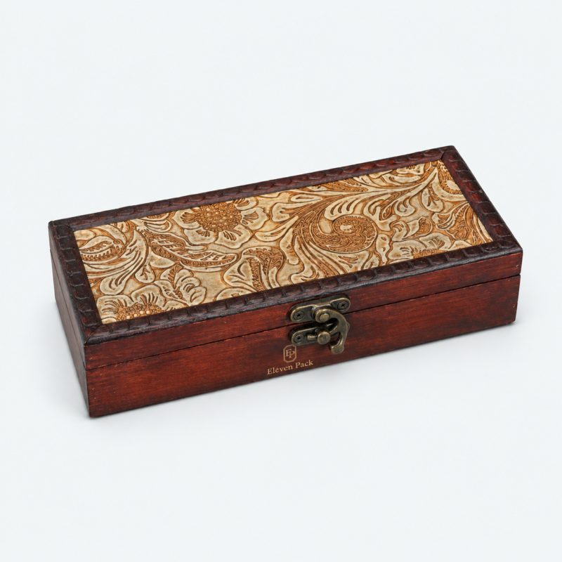 Wooden Luxury Zen Style Gift Box - closed product view - GB-BM-06-P14