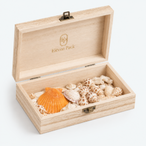 Wooden Multifunctional Baroque Gift Box - open product view - GB-BM-06-P16
