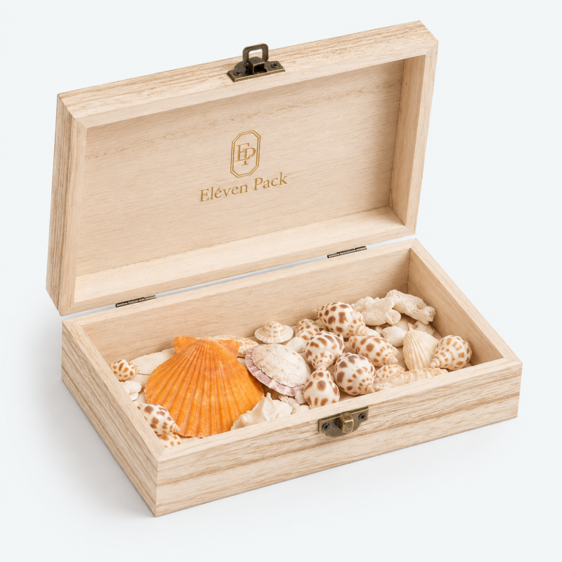 Wooden Multifunctional Baroque Gift Box - open product view - GB-BM-06-P16
