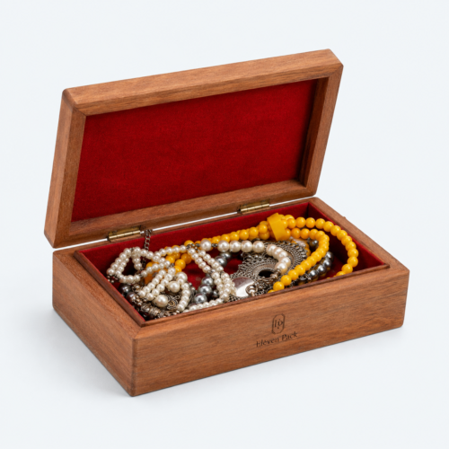 Wooden Gift Box Heritage - open product view - GB-BM-06-P19 Wooden Gift Box Heritage - open product view - GB-BM-06-P19