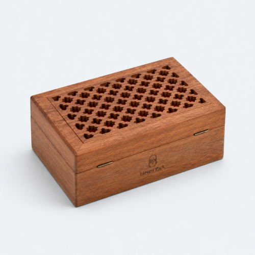 Wooden Gift Box Heritage - closed product view - GB-BM-06-P19