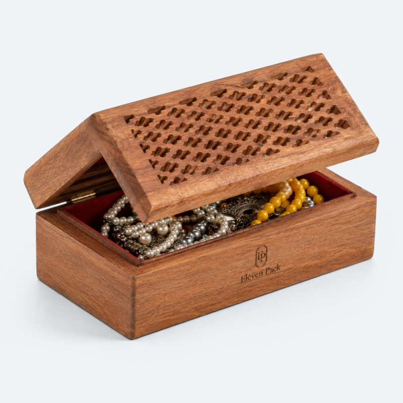 Wooden Gift Box Heritage - material or structure detail - GB-BM-06-P19