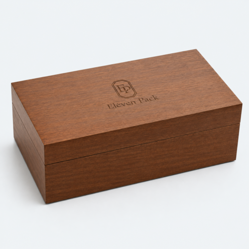 Luxury Wooden Watch Gift Box - closed product view - GB-BM-06-P27