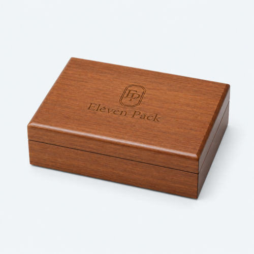 Wooden Anniversary Luxury Gift Box - closed product view - GB-BM-06-P29