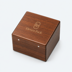 Wooden Luxury Watch Gift Box - closed product view - GB-BM-06-P6 Wooden Luxury Watch Gift Box - closed product view - GB-BM-06-P6