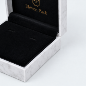 White Paperboard Hinged Marble Pattern Jewelry Box - material or structure detail - JB-BM-01-P9 White Paperboard Hinged Marble Pattern Jewelry Box - material or structure detail - JB-BM-01-P9