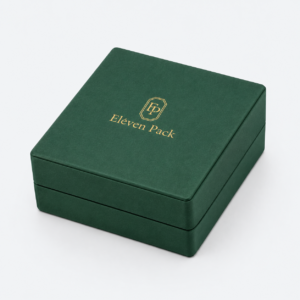 Textured Paper Hinged Luxury Jewelry Box - closed product view - JB-BM-01-P95 Textured Paper Hinged Luxury Jewelry Box - closed product view - JB-BM-01-P95