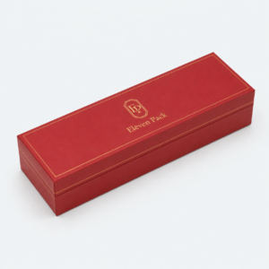 Luxury Brand-Style Leather Premium Jewelry Box for Bangles - closed product view - JB-BM-03-P10
